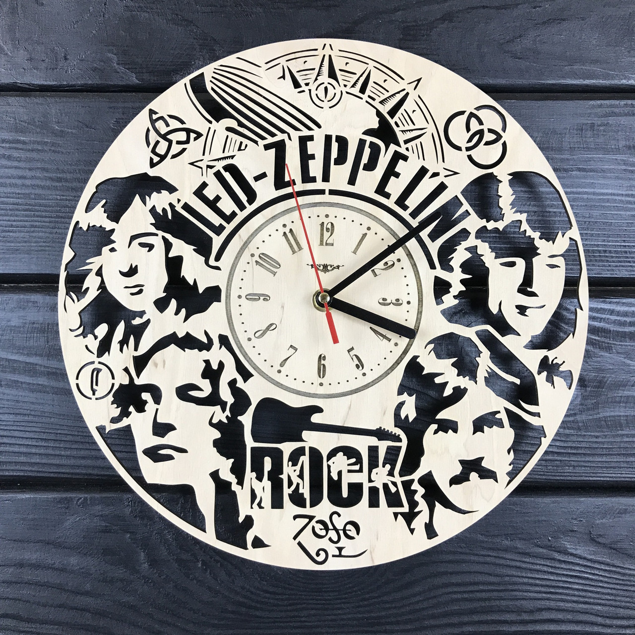 Дизайнерские часы на стену «Led Zeppelin» - фото 1 - id-p1121882183
