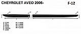 Молдинги на двері для Сhevrolet Aveo T250 седан, ЗАЗ Vida 2006+, фото 9