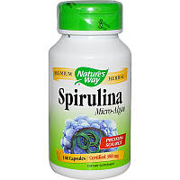 Спирулина, Spirulina, Nature's Way, 380 мг, 100 капсул
