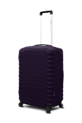 Чохол для валізи Coverbag неопрен M баклажан