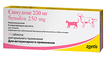 Synulox (Синулокс) 250 мг (10 таблеток) — Антибіотик для собак і кішок