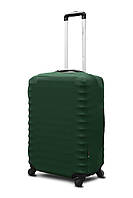 Чохол для валізи Coverbag неопрен M темно-зелений