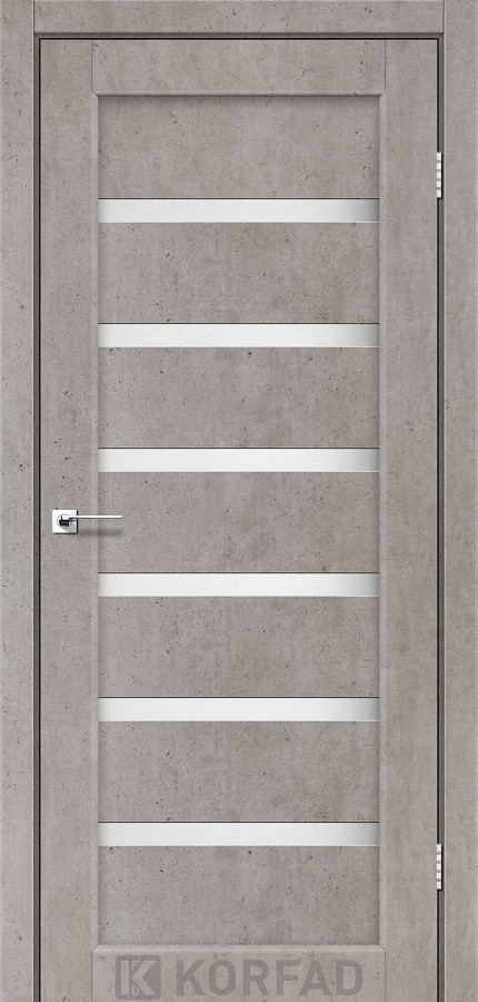 Двері міжкімнатні Корфад/ KORFAD PR-01 Лайт бетон, фото 1