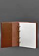 Блокнот з кільцевим механізмом та твердою обкладинкою з натуральної шкіри, фото 2