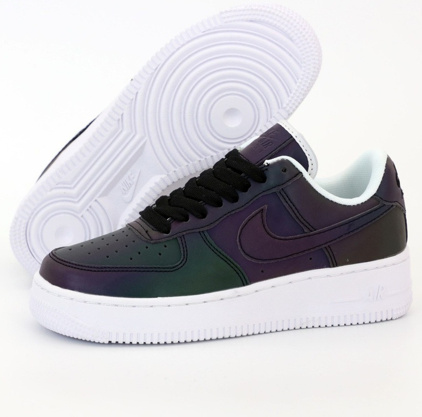 Кросівки Nike Air Force 1 reflective low рефлективні весна-осінь чоловічі та жіночі 36-44р. Живе фото, фото 1