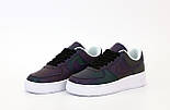 Кросівки Nike Air Force 1 reflective low рефлективні весна-осінь чоловічі та жіночі 36-44р. Живе фото, фото 4