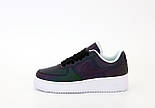 Кросівки Nike Air Force 1 reflective low рефлективні весна-осінь чоловічі та жіночі 36-44р. Живе фото, фото 6