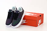 Кросівки Nike Air Force 1 reflective low рефлективні весна-осінь чоловічі та жіночі 36-44р. Живе фото, фото 7