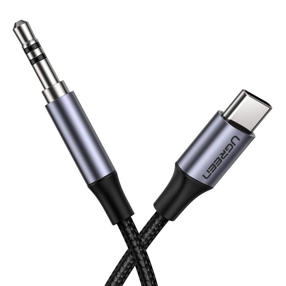Перехідник Ugreen кабель Type-C - 3.5 mm mini jack 1M (AV143)