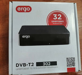 ТВ-ресивер DVB-T2 Ergo 302 (T2 302)