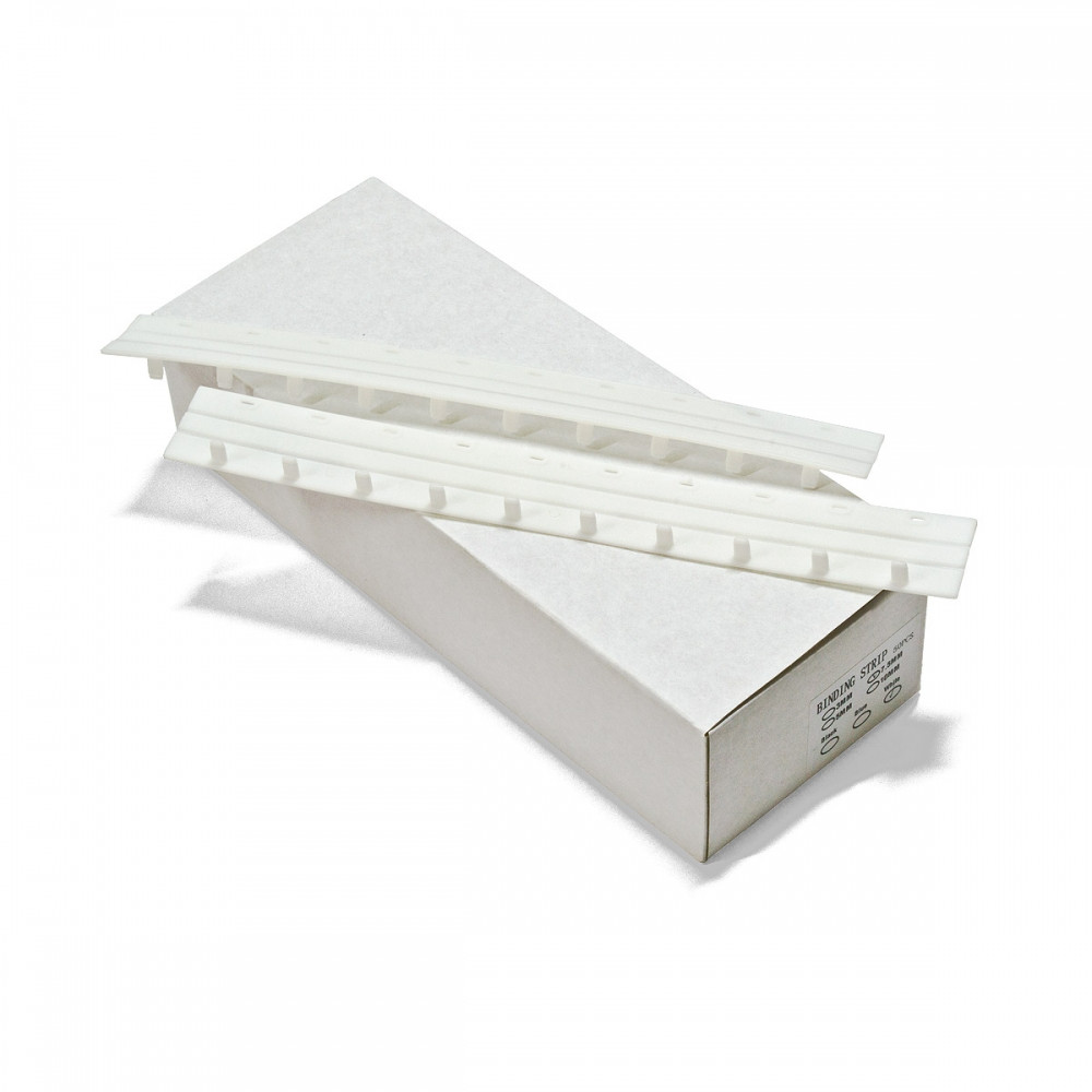 Пластини Press-Binder 7,5 мм бел, уп/50