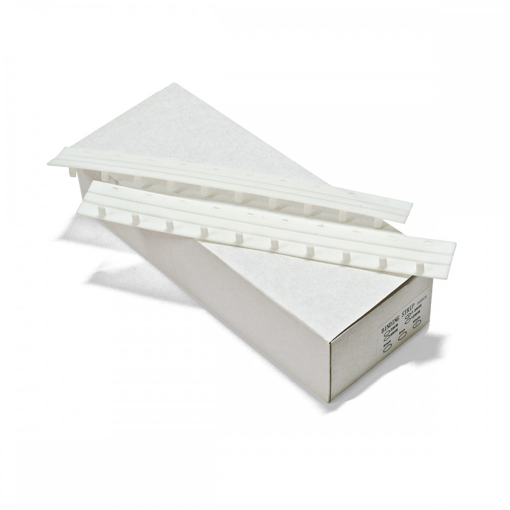 Пластини Press-binder 10мм бел, уп/50