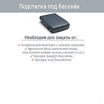 Каркасний басейн Intex 26798, ( 488х488х122 см) (Картріджний фільтр 5678 л/год, тент, підстилка, драбина), фото 6