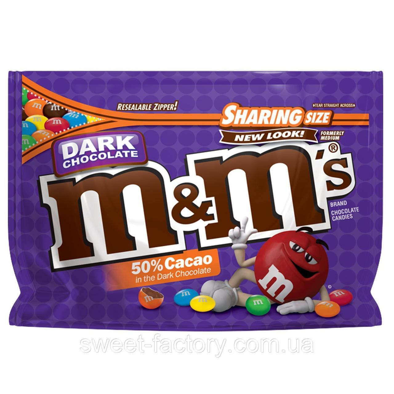 M&M´s Dark Chocolate 50% Cacao 286 g