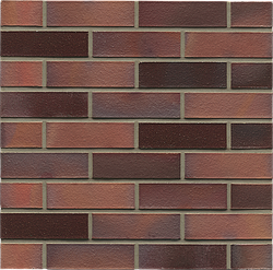 Клінкерна цегла MUHR 04 EG Червоно-коричневий строкатий глянсовий