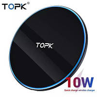 Беспроводное зарядное устройство Topk 10W Black QI Quick Charge