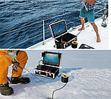 Підводний кольорова відеокамера для риболовлі Fisher CR110-9S 15m. Великий екран HD 9 дюймів! Гарантія!, фото 3