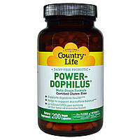 Пробиотики, Power-Dophilus, Country Life, 200 капсул