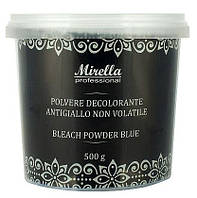 Освітлююча антижелтая пудра для волосся Mirella (DE2000A) Blue Bleach Powder, 500мл