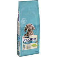 Purina Dog Chow 14кг Puppy Large Щенки крупных пород с индейкой