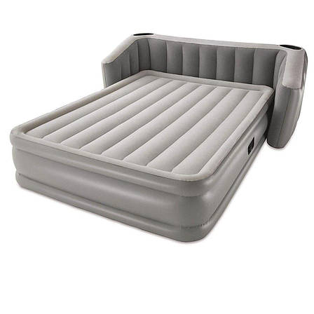 Надувне ліжко Bestway 67620, (196 х 233 х 80) , вбудований електронасос, підсвічування, спинка), фото 1