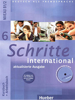 Підручник і робочий зошит Schritte international 6 Kursbuch + Arbeitsbuch mit Audio-CD zum Arbeitsbuch und int