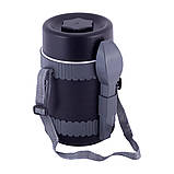 Термос харчовий обідній для супу Kamille 1800мл пластиковий KM-2029, фото 10