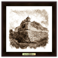 Еко-картина Дубно. Дубенський замок. Вежа Беатка