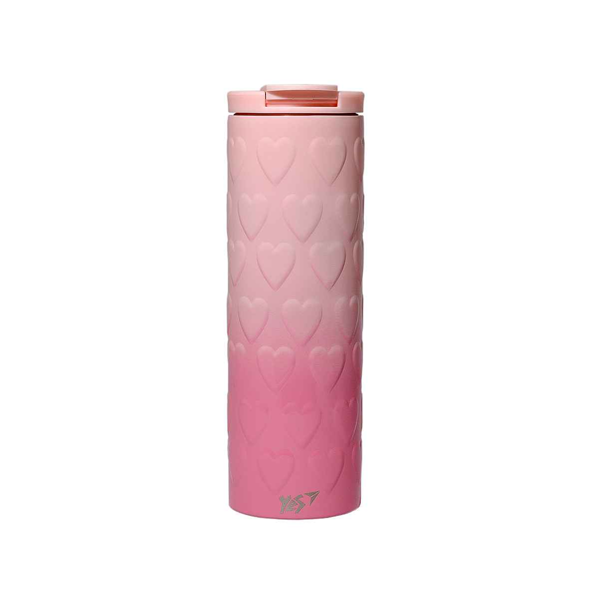 Термочашка YES Pink Heart 420 мл (707336), фото 1