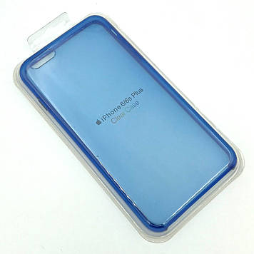 Чохол прозорий на iPhone 6+ / 6S+ Синій