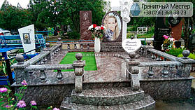 Гранитный комплекс молодой девушке из гранита и мрамора. Донецкая обл., г. Угледар 1