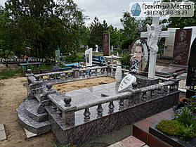 Гранитный комплекс молодой девушке из гранита и мрамора. Донецкая обл., г. Угледар 4