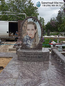 Гранитный комплекс молодой девушке из гранита и мрамора. Донецкая обл., г. Угледар 6