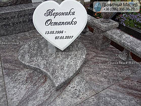 Гранитный комплекс молодой девушке из гранита и мрамора. Донецкая обл., г. Угледар 14