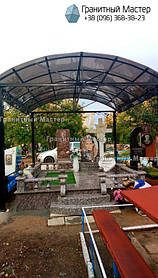 Гранитный комплекс молодой девушке из гранита и мрамора. Донецкая обл., г. Угледар 16