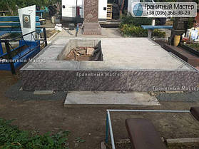 Гранитный комплекс молодой девушке из гранита и мрамора. Донецкая обл., г. Угледар 18