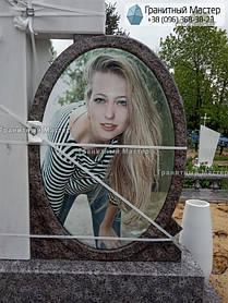 Гранитный комплекс молодой девушке из гранита и мрамора. Донецкая обл., г. Угледар 19