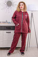 Спортивний костюм великого розміру Квін марсала (54-68), фото 8