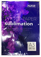 Фотопапір для сублімації PAPIR А3+ 100 г/м2 (блакитна підкладка) 100листів