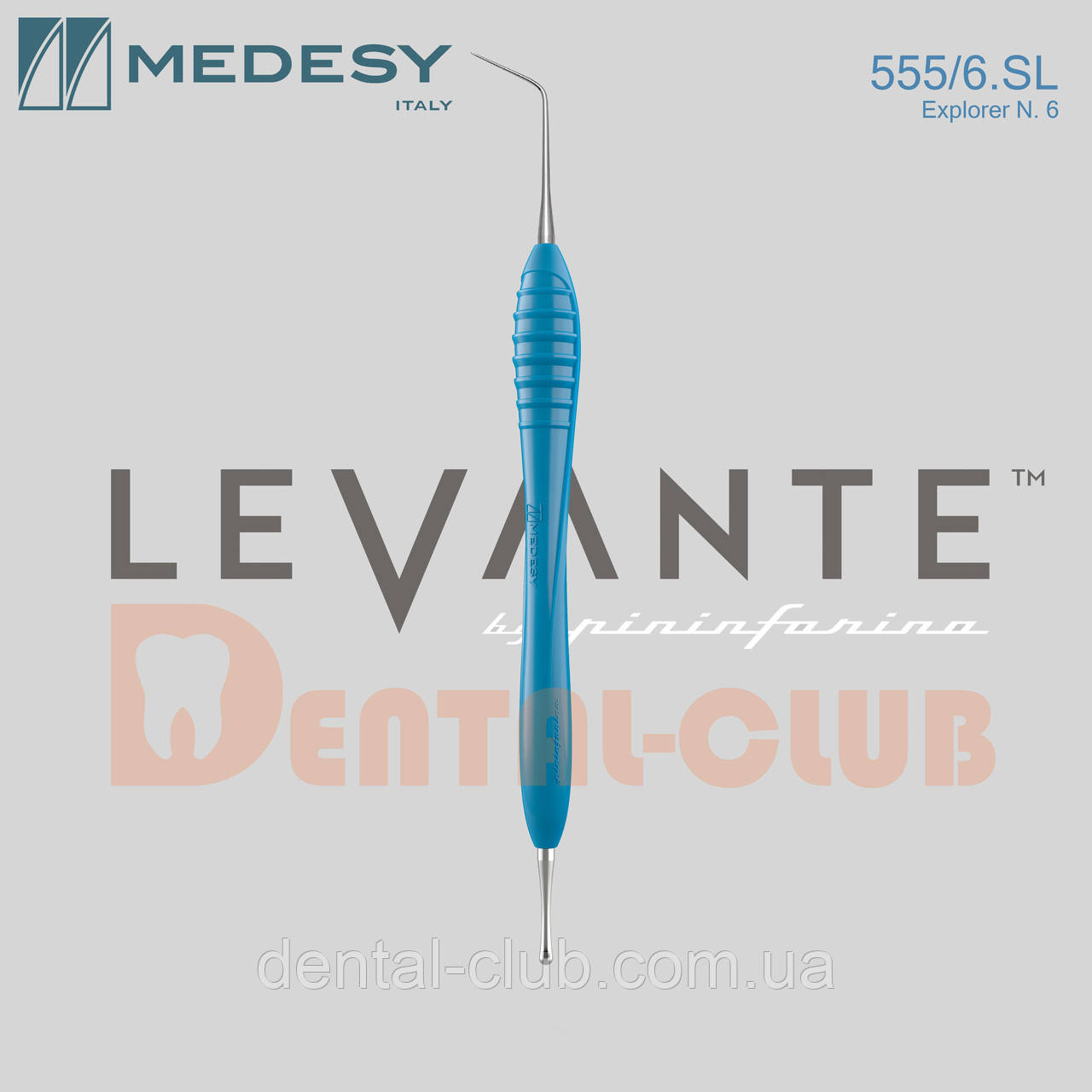 555/6.SL зонд стоматологічний - серія оригінальних ручок Леванте Пініфаріна MEDESY LEVANTE by PININFARINA, фото 1