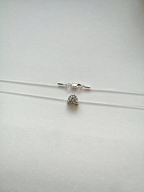 Срібне кольє (волосінь) DARIY 023(л), фото 3