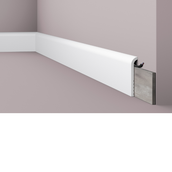 Плінтус підлоговий з дюрополімер NMC WALLSTYL CF 1, фото 1