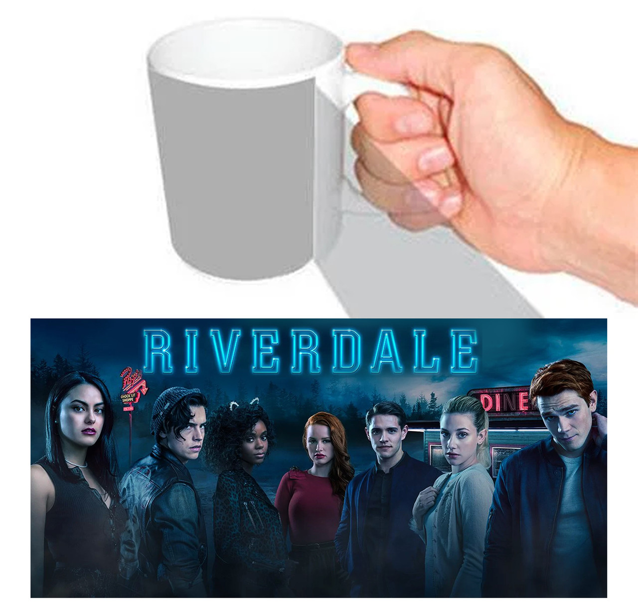 Чашка біла Рівердейл / Riverdale