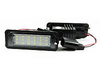 VW GOLF V (1K1) 2003-2009 подсветка заднего номера 18 LED 2W 2 шт комплект фонарь підсвітка номерного знаку