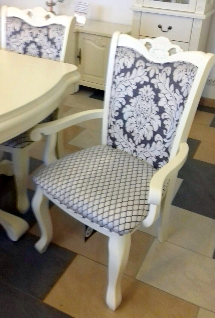 Стул Лиссабон с Подлокотниками Из Массива Гевеи для Гостиной Или Кухни ...