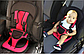 Multi Function Car Cushion Дитяче Автокрісло безкаркасне 9-18 кг (1-6 років), дитяче автокрісло червоне, фото 5