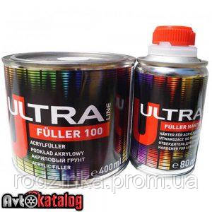 ULTRA LINE FULLER 100 акриловый грунт белый 5+1 - 0,40 л - фото 1 - id-p1122158794