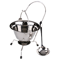 Набір для бограчу  казанок,підставка,ківш Perfect Home