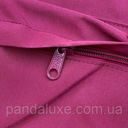 Рюкзак стильний канкен Fjallraven Kanken 16л бордовий з синіми лямками, фото 6