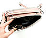 Жіноча сумка Galanty Натуральна шкіра 24 х 17 х 7 см Рожева, фото 5